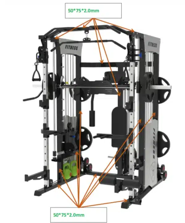MÁQUINA MULTIESTACIÓN SMITH MACHINE F28 - Imagen 3