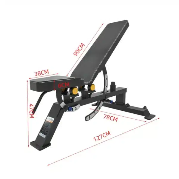 BANCO AJUSTABLE MUSCULACIÓN PROFESIONAL - Imagen 11