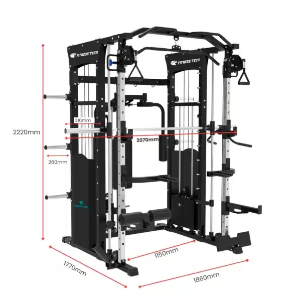 MÁQUINA MULTIESTACIÓN SMITH MACHINE F28 - Imagen 10