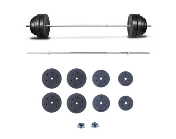 SET DE PESAS BARRA OLÍMPICA DE 35KG A 120KG