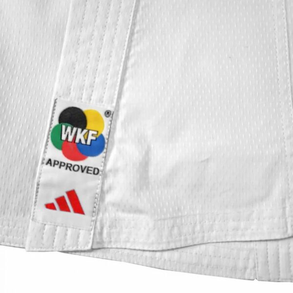 KARATEGI ADIDAS KUMITE FIGHTER DNA WKF (B/ROJAS) - Imagen 4