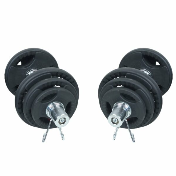 Kit de mancuernas olímpicas con discos hasta 41kg - Imagen 7