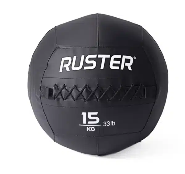 Balón Medicinal Ruster Wall Ball Negro HASTA 15 KG