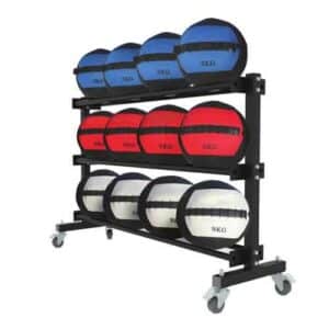 SOPORTE SUELO CON RUEDAS WALL BALL BALON MEDICINAL