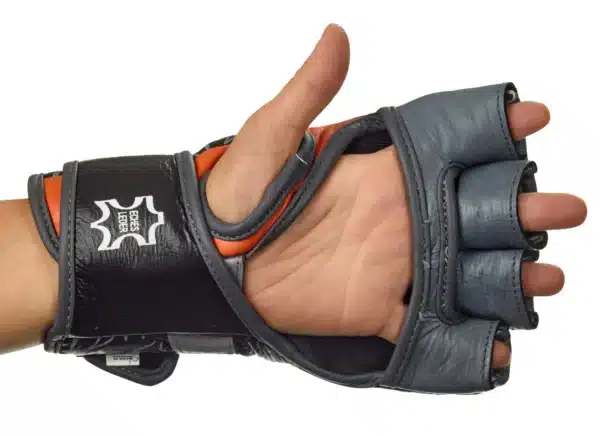 GUANTILLAS FREEFIGHT TRAINING SUPPORT PRO JUSPORTS de cuero - Imagen 4