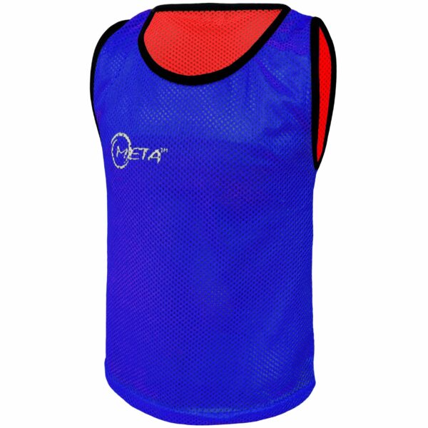 Peto Reversible azul/rojo futbol - Imagen 2