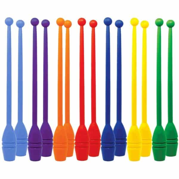 Juego mazas gimnasia rítmica GENI JR junior 35 CM