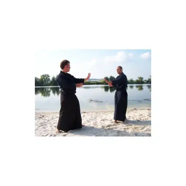 HAKAMA NEGRA DE AIKIDO O IAIDO