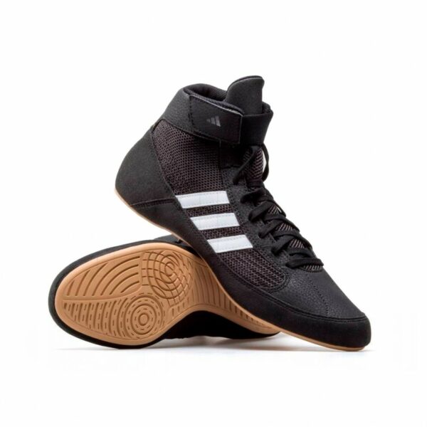 ZAPATILLA "HVC 2" NEGRO/BLANCO/MARRÓN AQ3325 SAMBO BOXEO LUCHA - Imagen 5