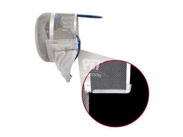 Máscara eléctrica de sable con lame INOX 350N CE PBT ESGRIMA - Imagen 2