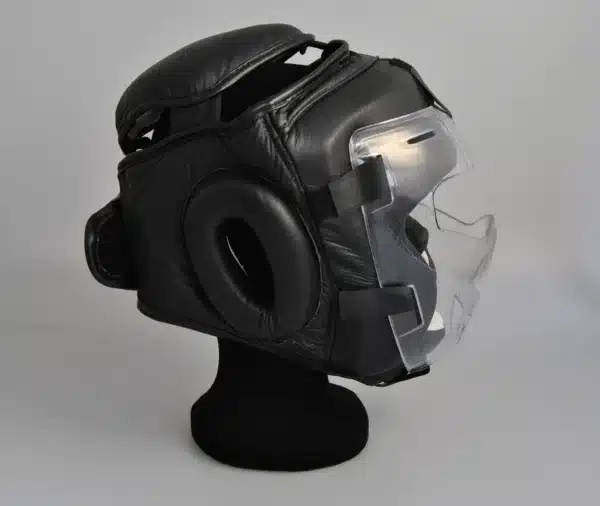 CASCO PROTECTOR DE CUERO CON PANTALLA PX boxeo - Imagen 3