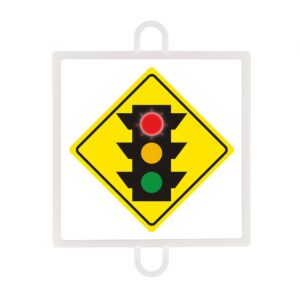PANEL DE SEÑALIZACIÓN TRÁFICO DE ADVERTENCIA Nº 1 (SEMÁFORO ROJO)