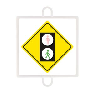 PANEL DE SEÑALIZACIÓN TRÁFICO DE ADVERTENCIA Nº 4 (PEATONES VERDE)