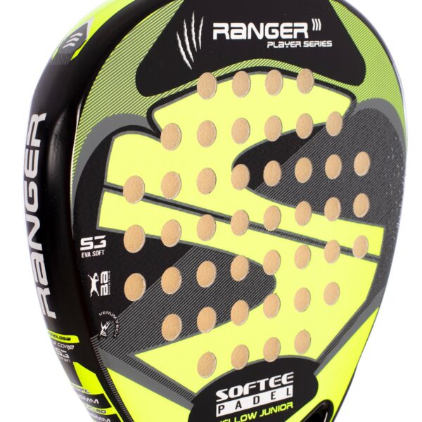 Pala padel softee ranger yellow junior - Imagen 2