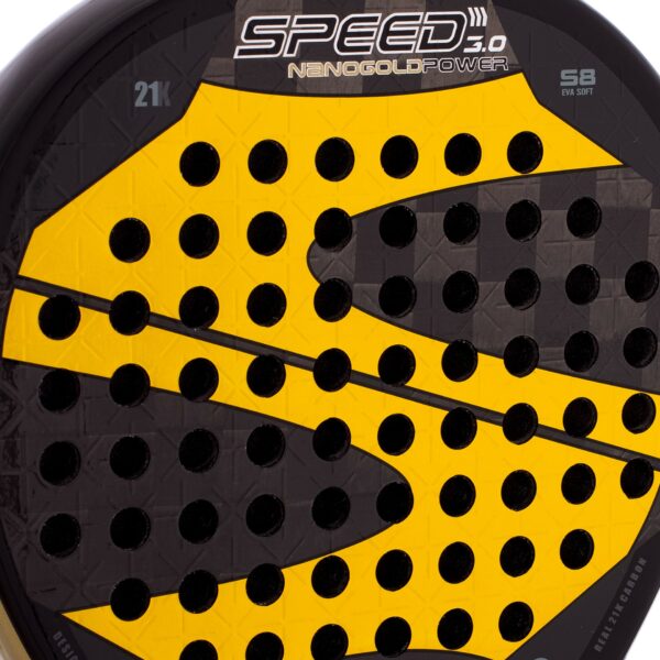PALA PÁDEL SOFTEE SPEED GOLD POWER 3.0 NANO MESH - Imagen 2