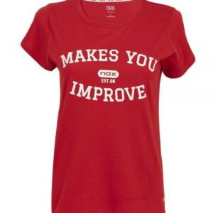 CAMISETA CASUAL NOX LETRAS MUJER