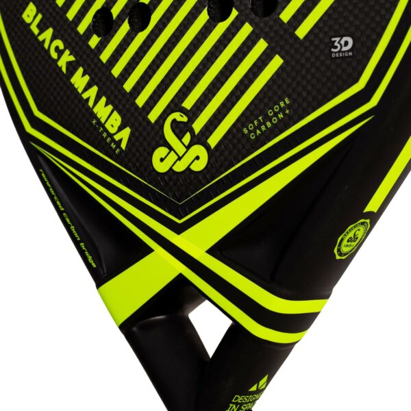 PALA PÁDEL VIBOR-A BLACK MAMBA XTREME 3K 2.0 - Imagen 5