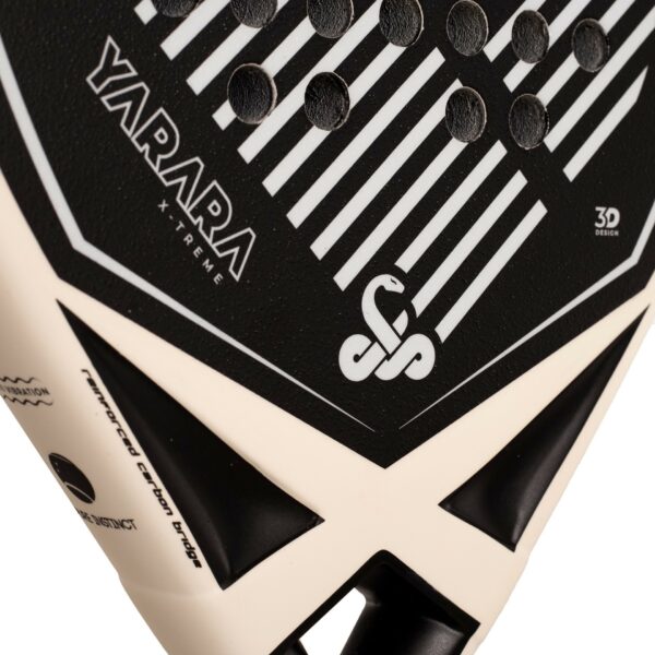 PALA PÁDEL VIBOR-A YARARÁ XTREME FIBER BLACK - Imagen 2