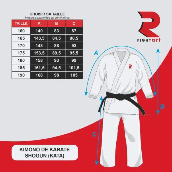 KARATEGI SHOGUN KATA WKF 320GR FIGHTART - Imagen 3