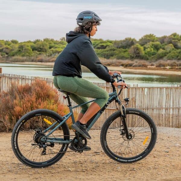 Bicicleta eléctrica e-Xplore de montaña de batería extraíble con 55 km de autonomía, 27,5" , suspensión delantera, cambio Shimano de 7 velocidades y doble disco de freno. - Imagen 7