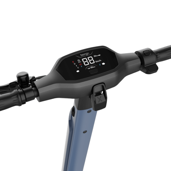 Bongo X45 Connected de 750 W Patinete eléctrico premium con una autonomía de hasta 45 km, sistema de conducción adaptativa S-Driving System que mantiene la velocidad total en pendientes y sistema de frenado mediante disco de freno delantero de alta precisión y e-ABS con frenada regenerativa. Certificado para cumplir con los requisitos de la normativa española de circulación. - Imagen 12