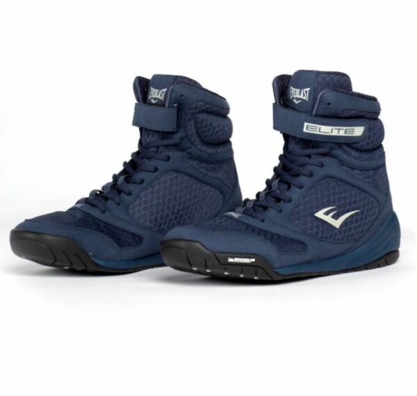 Everlast Elite 2 Boxing Shoes Azul Marino BOTAS BOXEO ZAPATILLA - Imagen 4