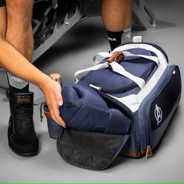Hayabusa Marvel’s Captain America Duffle Bag Azul Marino-Blanco BOLSA BOXEO - Imagen 5