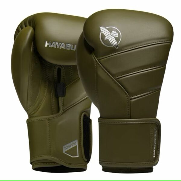 Hayabusa T3 Kanpeki Boxing Gloves Verde-Marron GUANTES BOXEO CUERO NATURAL