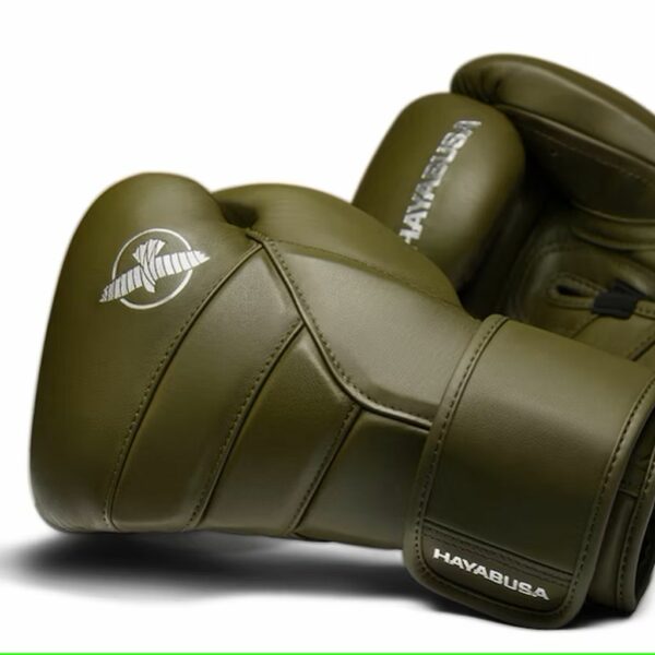 Hayabusa T3 Kanpeki Boxing Gloves Verde-Marron GUANTES BOXEO CUERO NATURAL - Imagen 6
