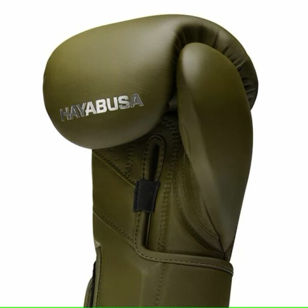 Hayabusa T3 Kanpeki Boxing Gloves Verde-Marron GUANTES BOXEO CUERO NATURAL - Imagen 2