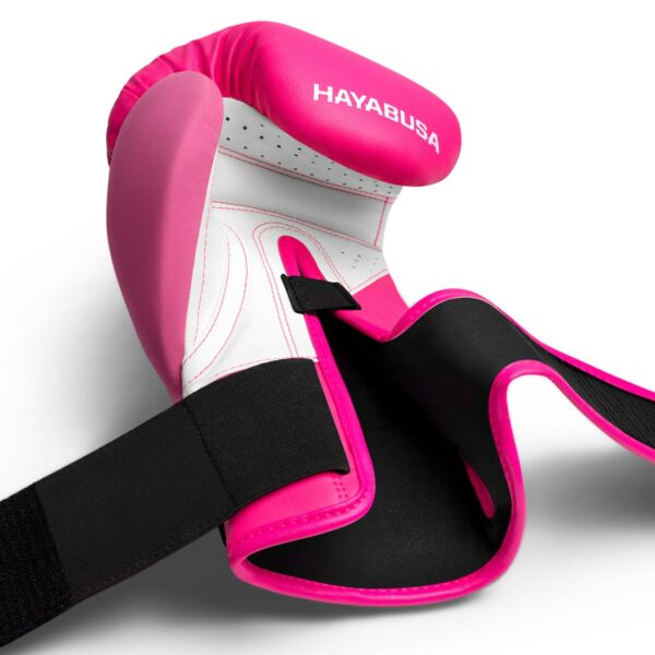 Hayabusa T3 Neon Boxing Gloves Rosa GUANTES BOXEO - Imagen 2