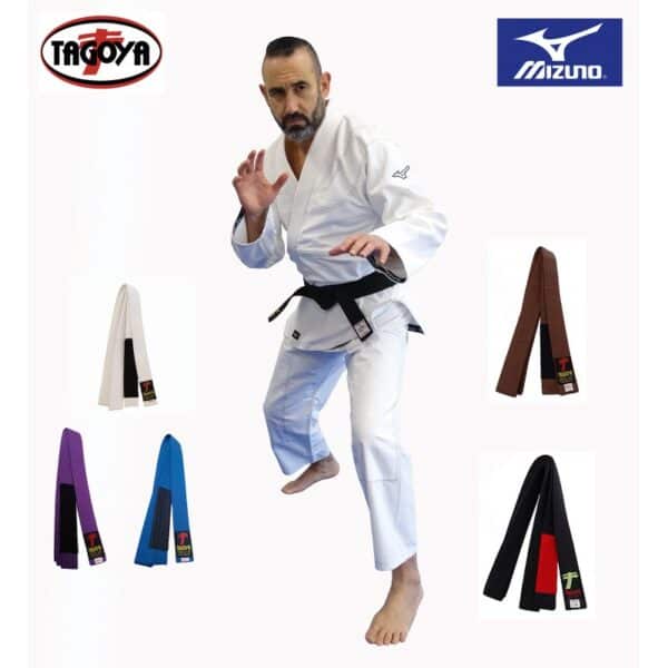 Kimono de Jiu Jitsu Brasileño Mizuno blanco - Imagen 2