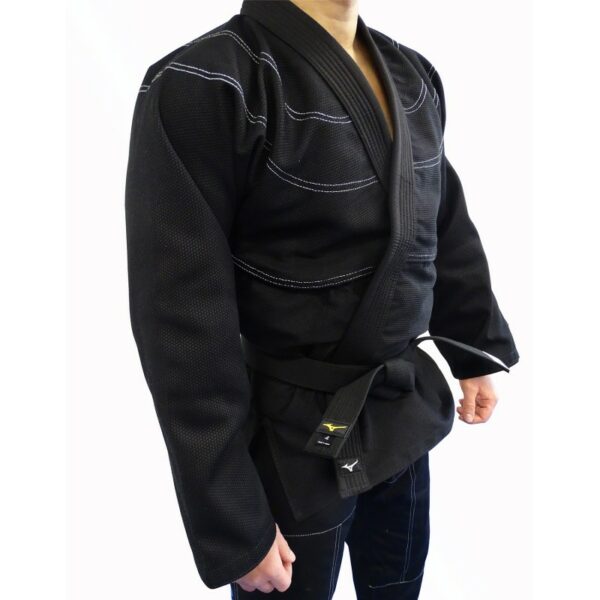 Kimono de Jiu Jitsu Brasileño Mizuno negro - Imagen 3