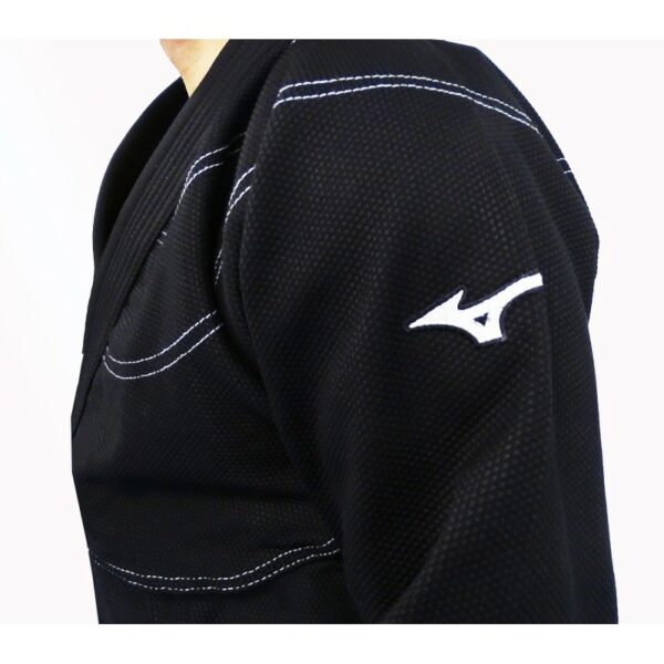 Kimono de Jiu Jitsu Brasileño Mizuno negro - Imagen 2