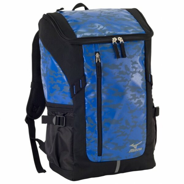 MOCHILA DE DEPORTE MIZUNO BUDO (AZUL)/PLATEADO  31×19×50 cm