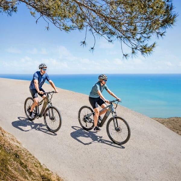 Mountain Avanti Bicicleta eléctrica de montaña 29", con 120Km de autonomía , suspensión delantera SR Suntour, cambio Shimano Cues de 10 velocidades y doble disco de freno hidráulico Tektro. - Imagen 7