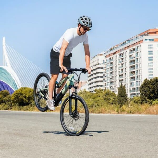 Mountain Millor Bicicleta eléctrica de montaña 27,5", con 90Km de autonomía , doble suspensión, cambio Shimano 18 velocidades y doble disco de freno hidráulico. - Imagen 6