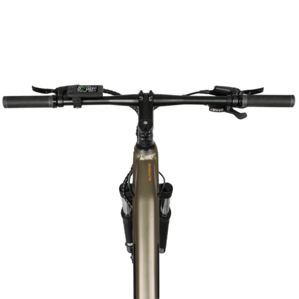 Mountain Supreme Bicicleta eléctrica de montaña 29", con 120Km de autonomía , doble suspensión, cambio Shimano Cues de 10 velocidades y doble disco de freno hidráulico Tektro preguntar stock. - Imagen 10
