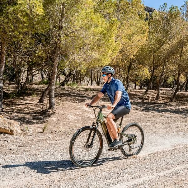Mountain Supreme Bicicleta eléctrica de montaña 29", con 120Km de autonomía , doble suspensión, cambio Shimano Cues de 10 velocidades y doble disco de freno hidráulico Tektro preguntar stock. - Imagen 3