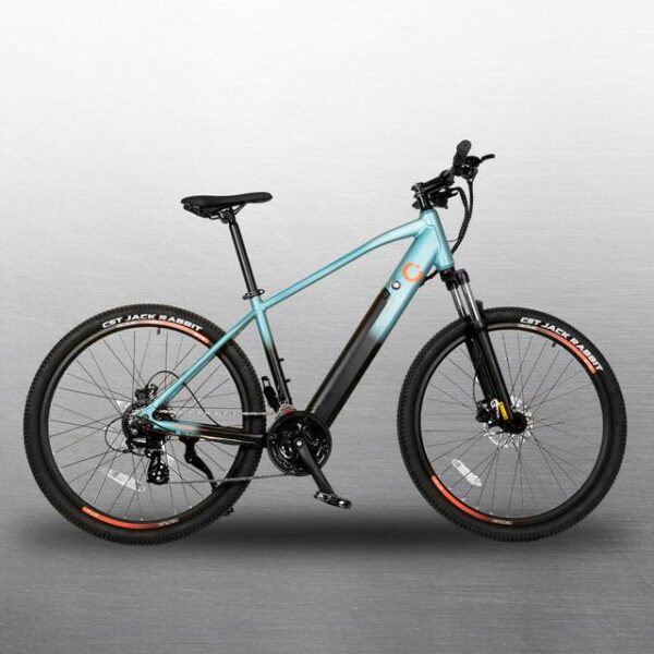 Mountain Ventus Bicicleta eléctrica de montaña 27,5", con 90Km de autonomía , suspensión delantera, cambio Shimano 24 velocidades y doble disco de freno hidráulico - Imagen 4