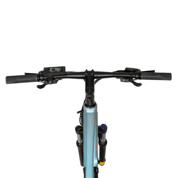 Mountain Ventus Bicicleta eléctrica de montaña 27,5", con 90Km de autonomía , suspensión delantera, cambio Shimano 24 velocidades y doble disco de freno hidráulico - Imagen 10