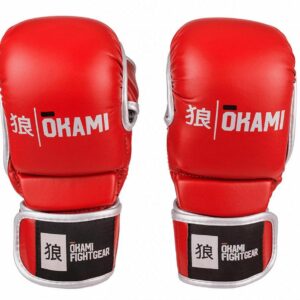 Okami Fightgear MMA Gloves Combat Rojo GUANTILLA