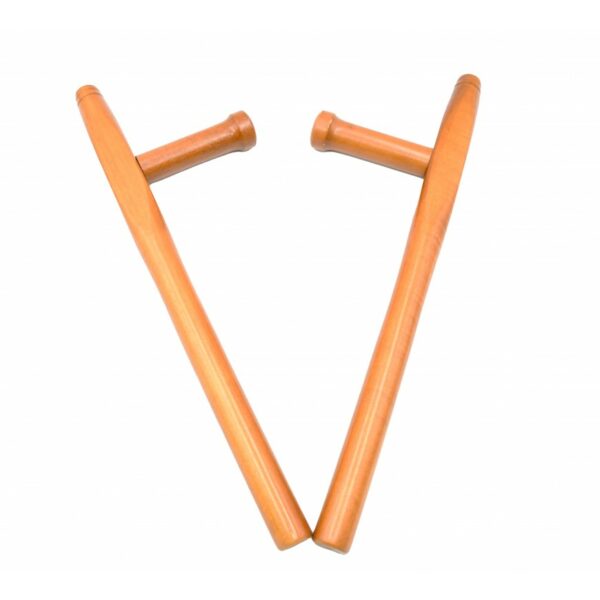 TONFAS DE MADERA (PAREJA) 46/51 CM - Imagen 3