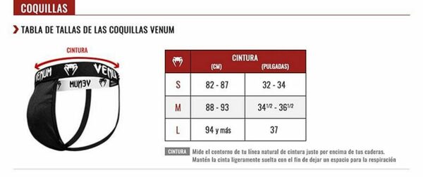 Venum Protector Genital & Suspensorio Competitor Negro-Gris COQUILLA - Imagen 2