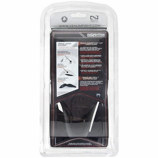 Venum Protector Genital & Suspensorio Competitor Negro-Gris COQUILLA - Imagen 3