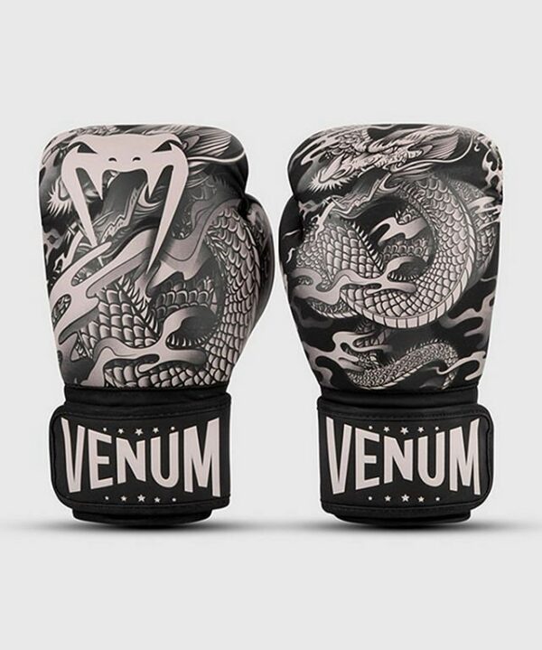 Venum Dragon's Flight Boxing Gloves Sand Negro GUANTES BOXEO
