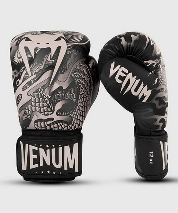 Venum Dragon's Flight Boxing Gloves Sand Negro GUANTES BOXEO - Imagen 6