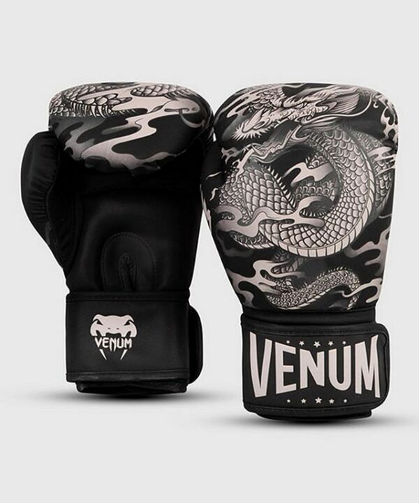 Venum Dragon's Flight Boxing Gloves Sand Negro GUANTES BOXEO - Imagen 5