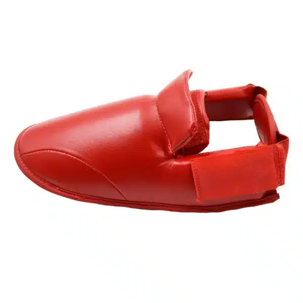 ESPINILLERAS KARATE CON EMPEINE ROJO PX - Imagen 2