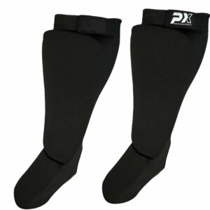 ESPINILLERAS CON EMPEINE NEGRAS PX